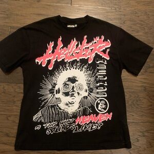 Hellstar Black Graphic T-Shirt